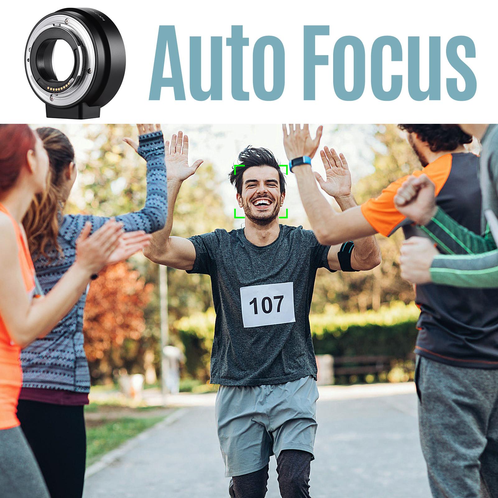 Ống kính mở rộng vòng thay thế cho ống kính Canon EF EF-S sang Canon EOS M2 M3 M5 M6 M10 M50 Tự động lấy nét