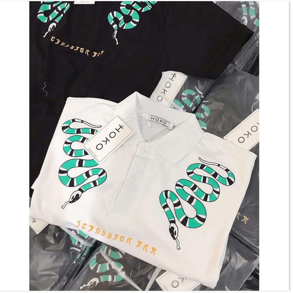 ÁO THUN CỔ TRỤ NAM,THIẾT KẾ HỌA TIẾT SIÊU NGẦU,CHẤT LIỆU VÃI THOÁNG MÁT LANA FASHION