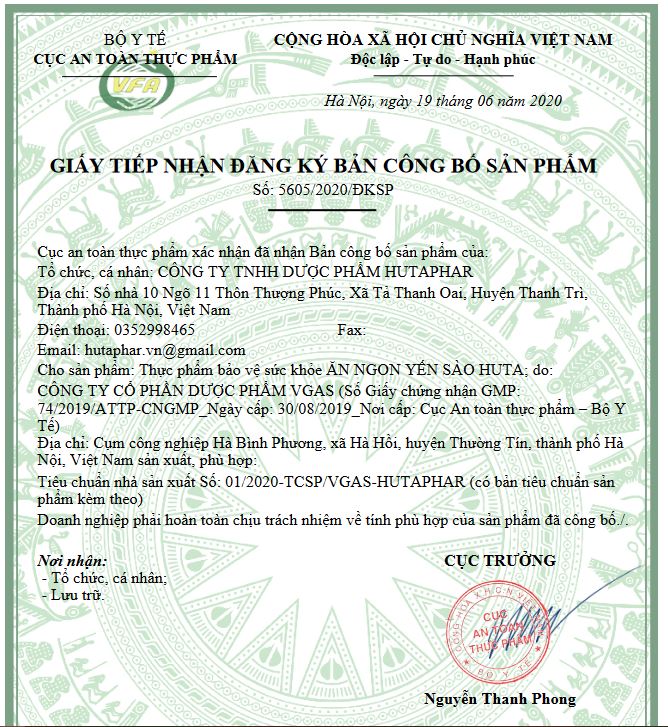 ĂN NGON YẾN SÀO - Bổ sung acid amin, vitamin và khoáng chất