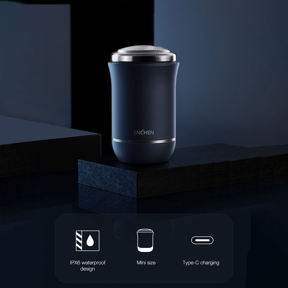 Máy cạo râu Mini Xiaomi Enchen ES1 IPX6, thuận tiện khi đi du lịch - Hàng Nhập Khẩu