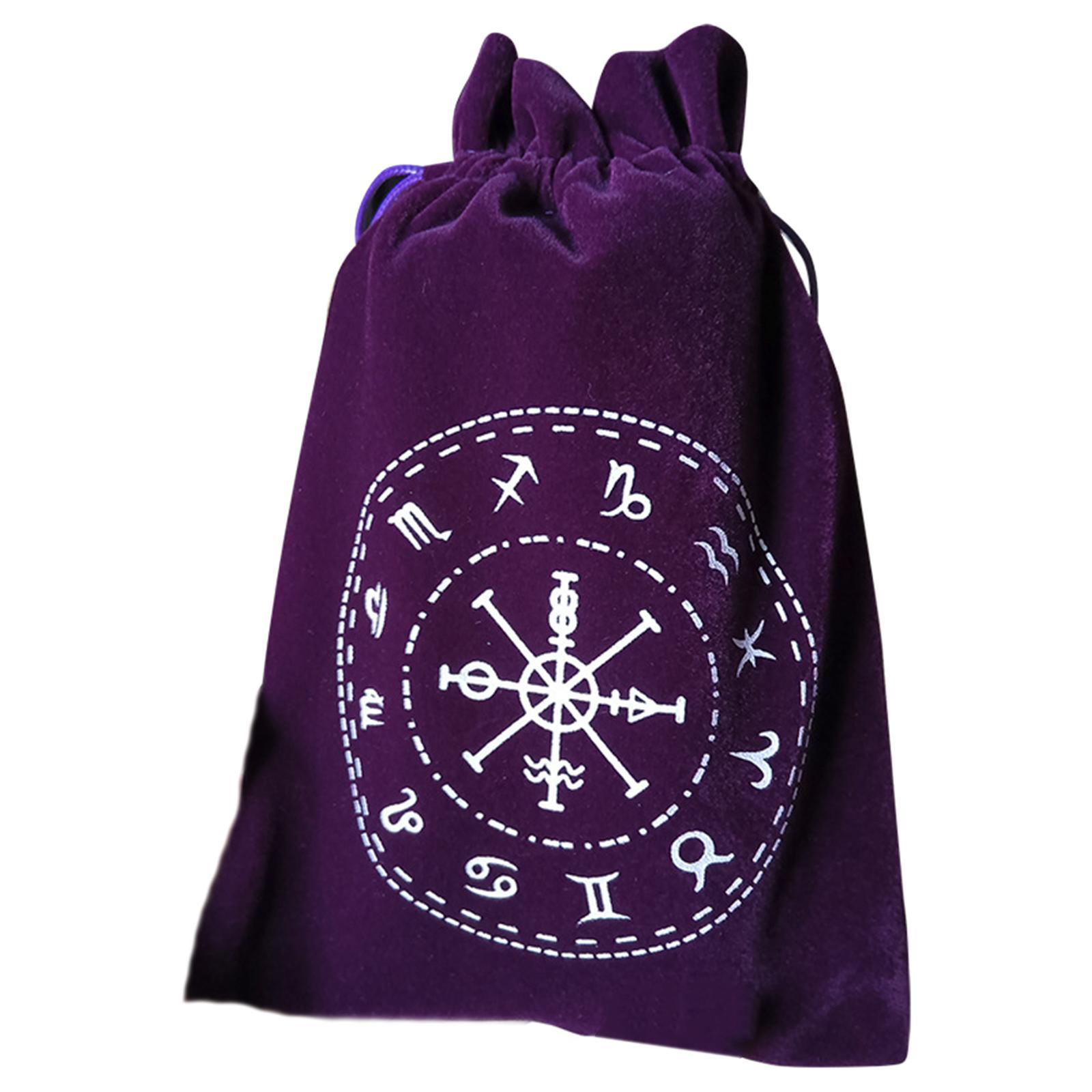 Pouch Thick Velvet Board Game Playing Cards Bag