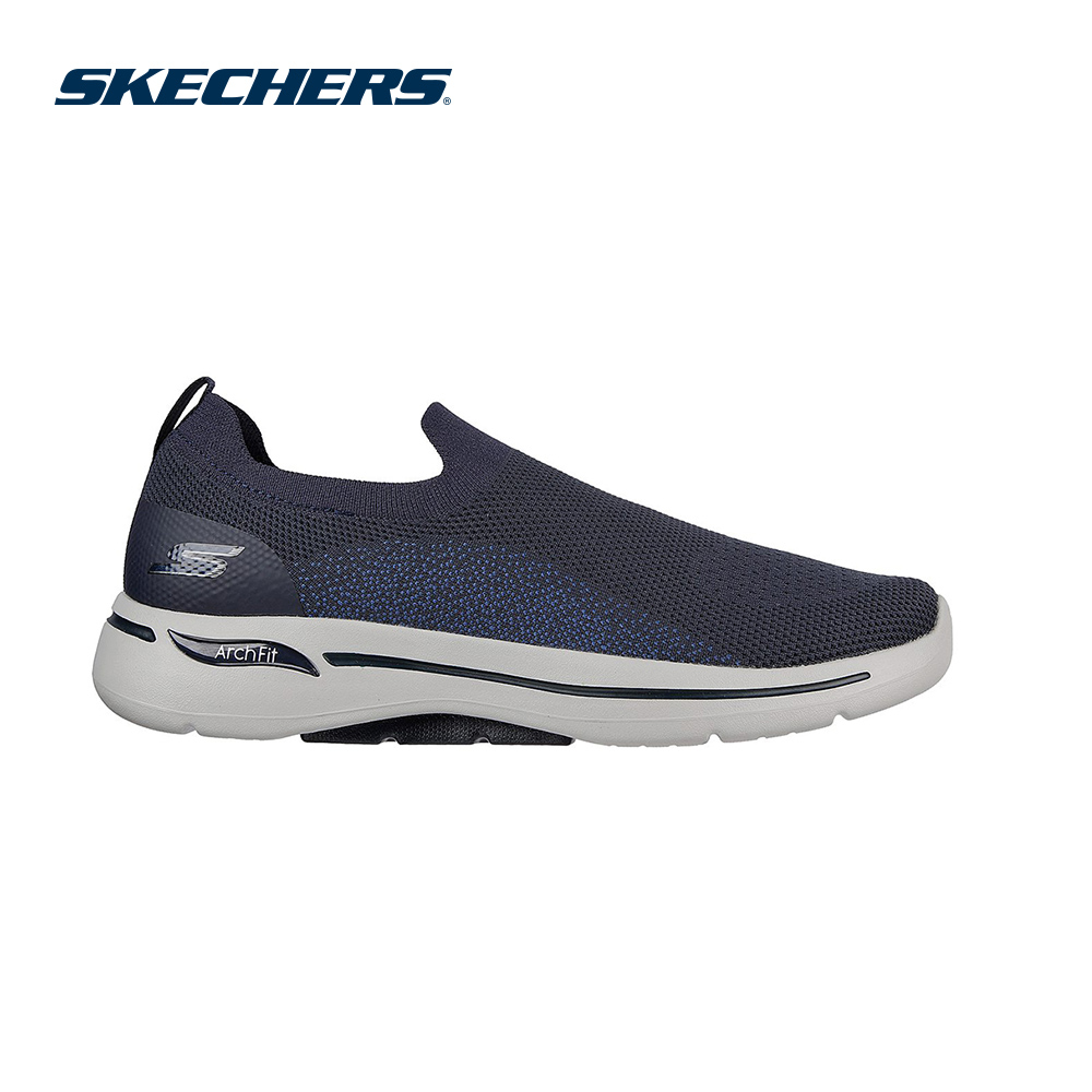 Skechers Nam Giày Thể Thao Xỏ Chân Đi Bộ Tập Gym, Thường Ngày, Đi Học, Đi Làm GOwalk Arch Fit Seltos Walking Arch Fit, Comfort Pillar Technology, Stretch Fit, Ultra Go - 216136-NVY