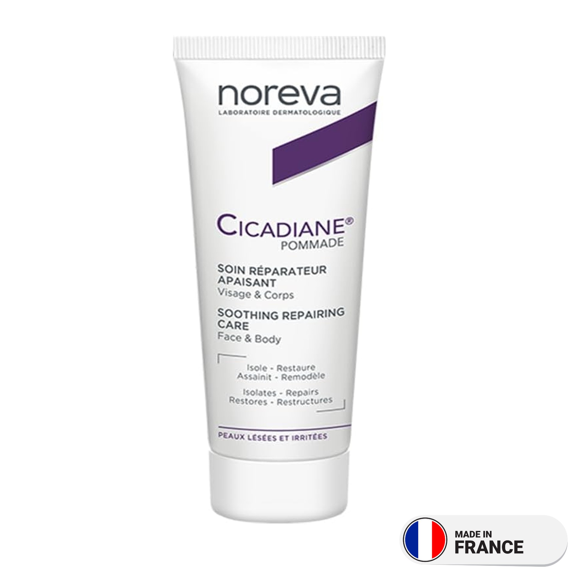 Kem Dưỡng Phục Hồi Da, Giảm Sắc Tố Noreva Cicadiane Cream Soothing Repairing Care 40ml