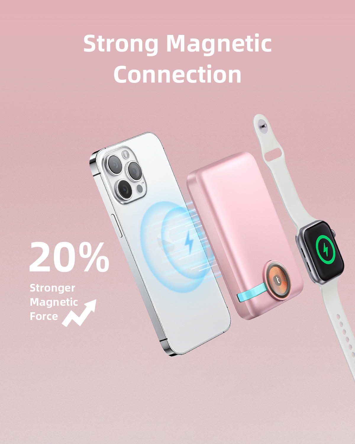Pin Sạc Dự Phòng Không Dây Innostyle Powermag Duo 2in1 10000mAh - Thiết kế nhỏ gọn, sạc không dây, hàng chính hãng