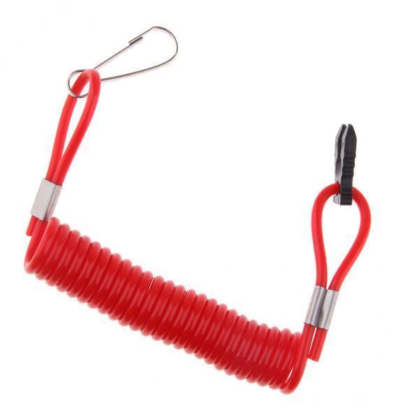 2X Boat Marine Kill Stop Switch Key Lanyard Fit for  Outboard