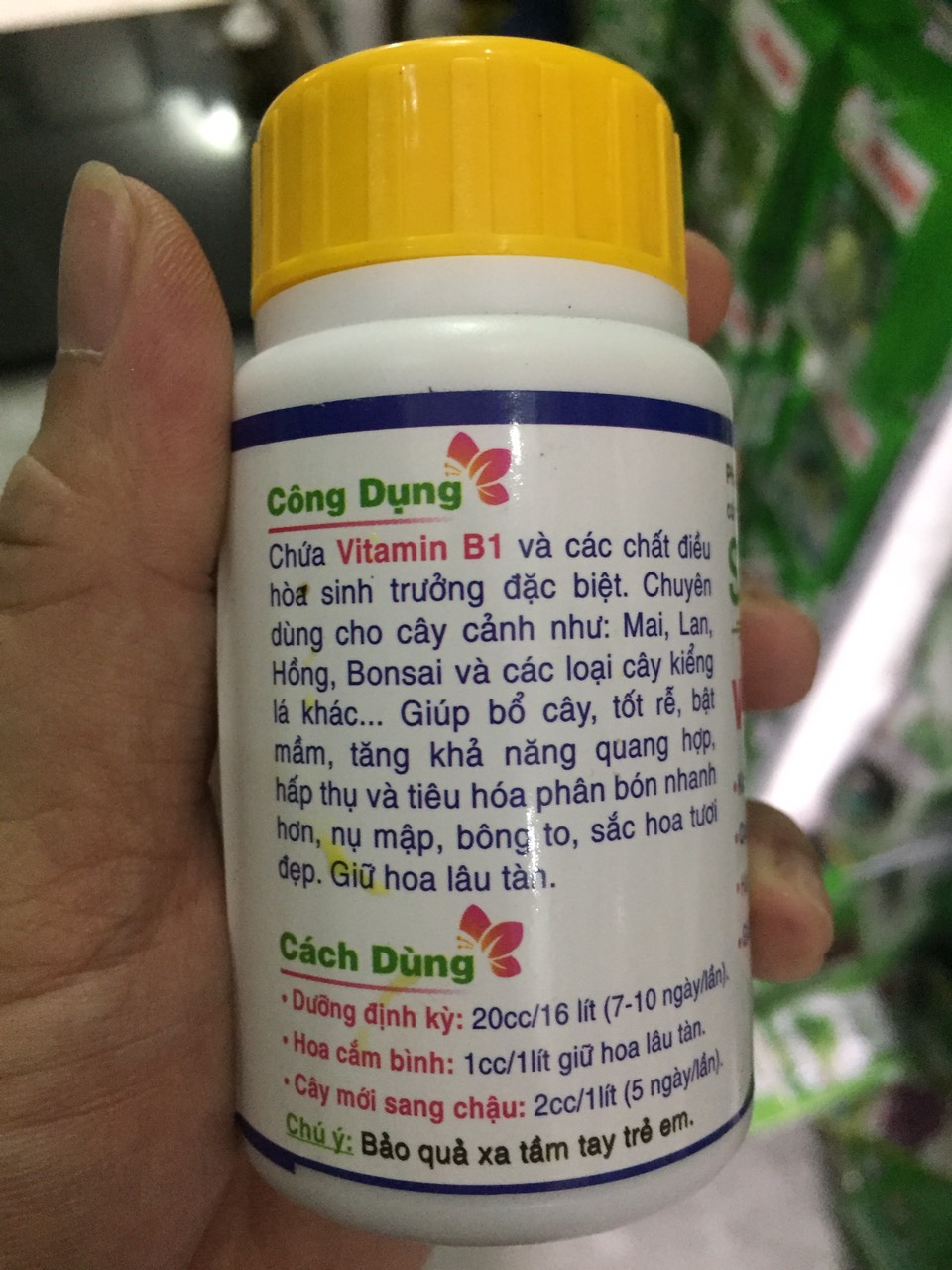 PHÂN BÓN NPK SINH HỌC SUPER ROOTS VITAMIN B1 Chai 100ml