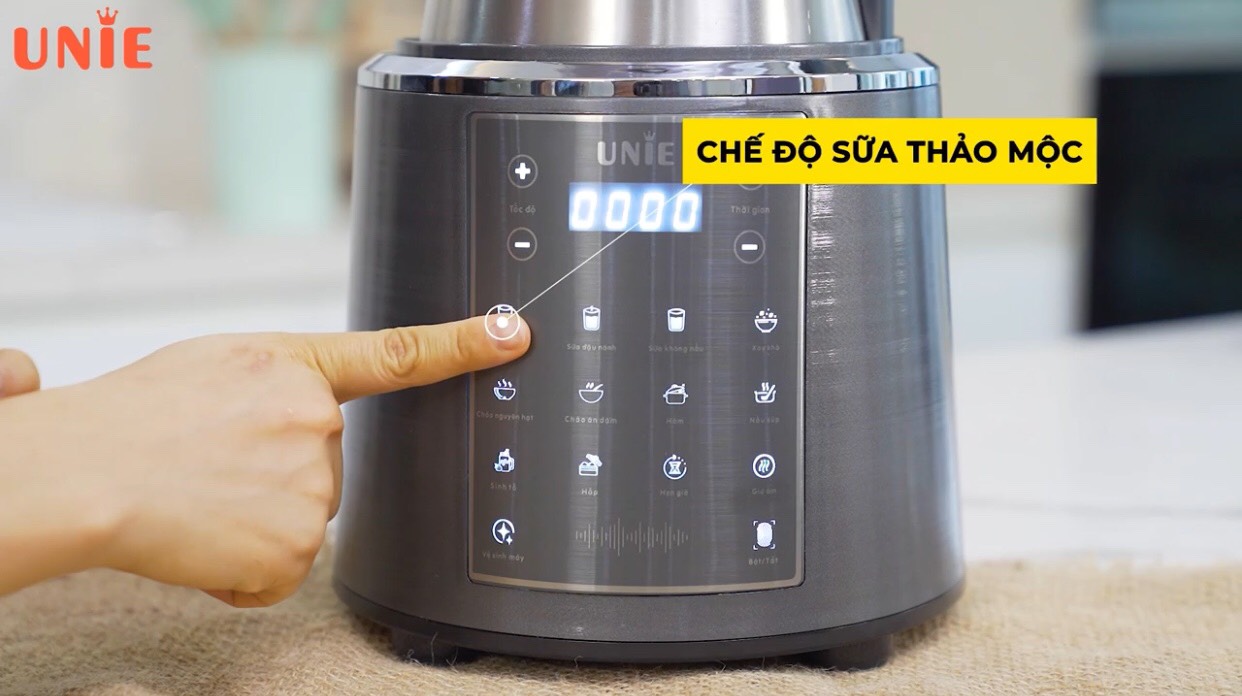 Máy làm sữa hat đa năng Unie V6S, công suất 1800W, dung tích 1.75L, có thông báo voice độc quyền, hàng chính hãng