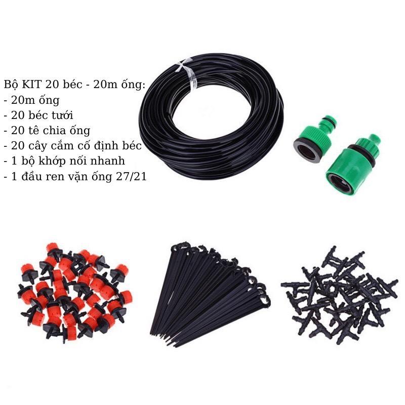 BỘ KIT TƯỚI NHỎ GIỌT 20 BÉC PHUN