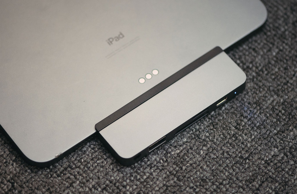Cổng chuyển/ Hub USB Type-C 6in1 HyperDrive Dành Cho iPad Pro 2018-2020 và Macbook/Laptop/Smartphone - Hàng Chính Hãng