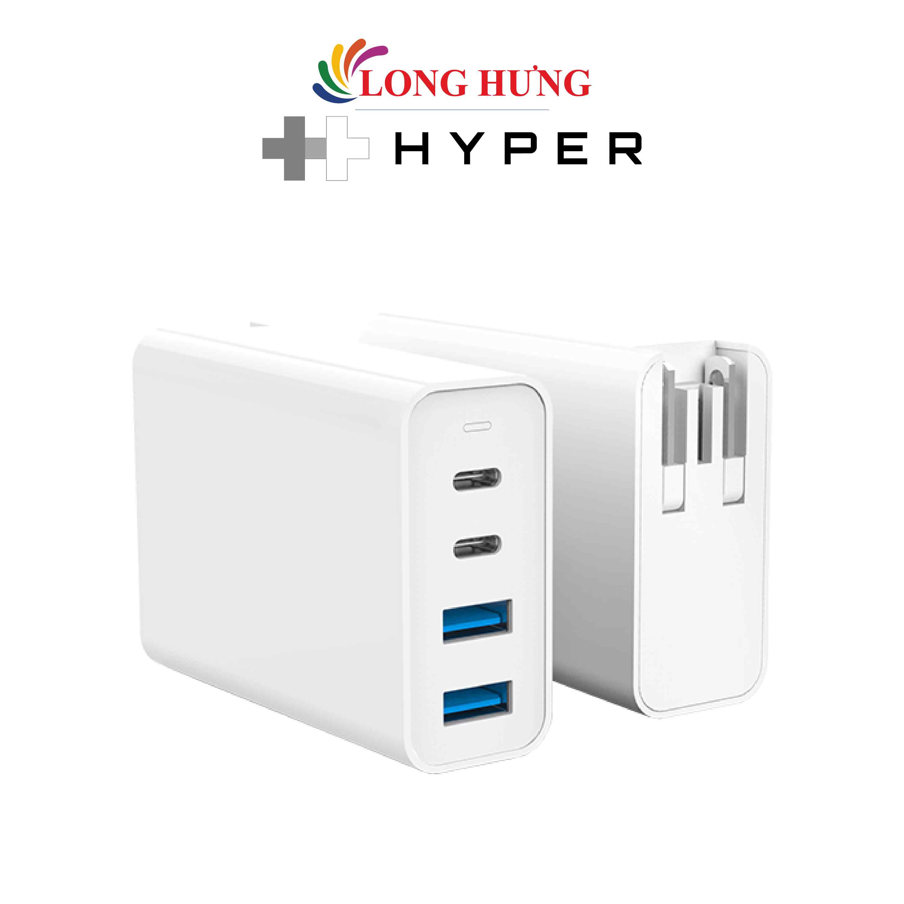 Sạc đa cổng HyperJuice 100W GaN USB-C Changer HJ-GAN100 - Hàng chính hãng