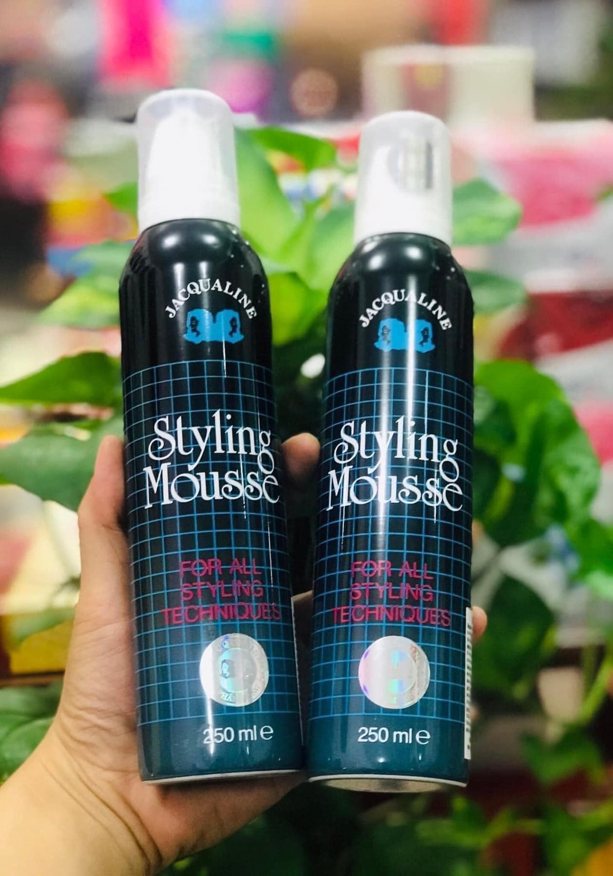 Xịt  Jacqualine Styling Mousse dạng bọt dành cho cả Nam &amp; Nữ 250ML ( KHÔNG XUẤT HÓA ĐƠN ĐỎ )