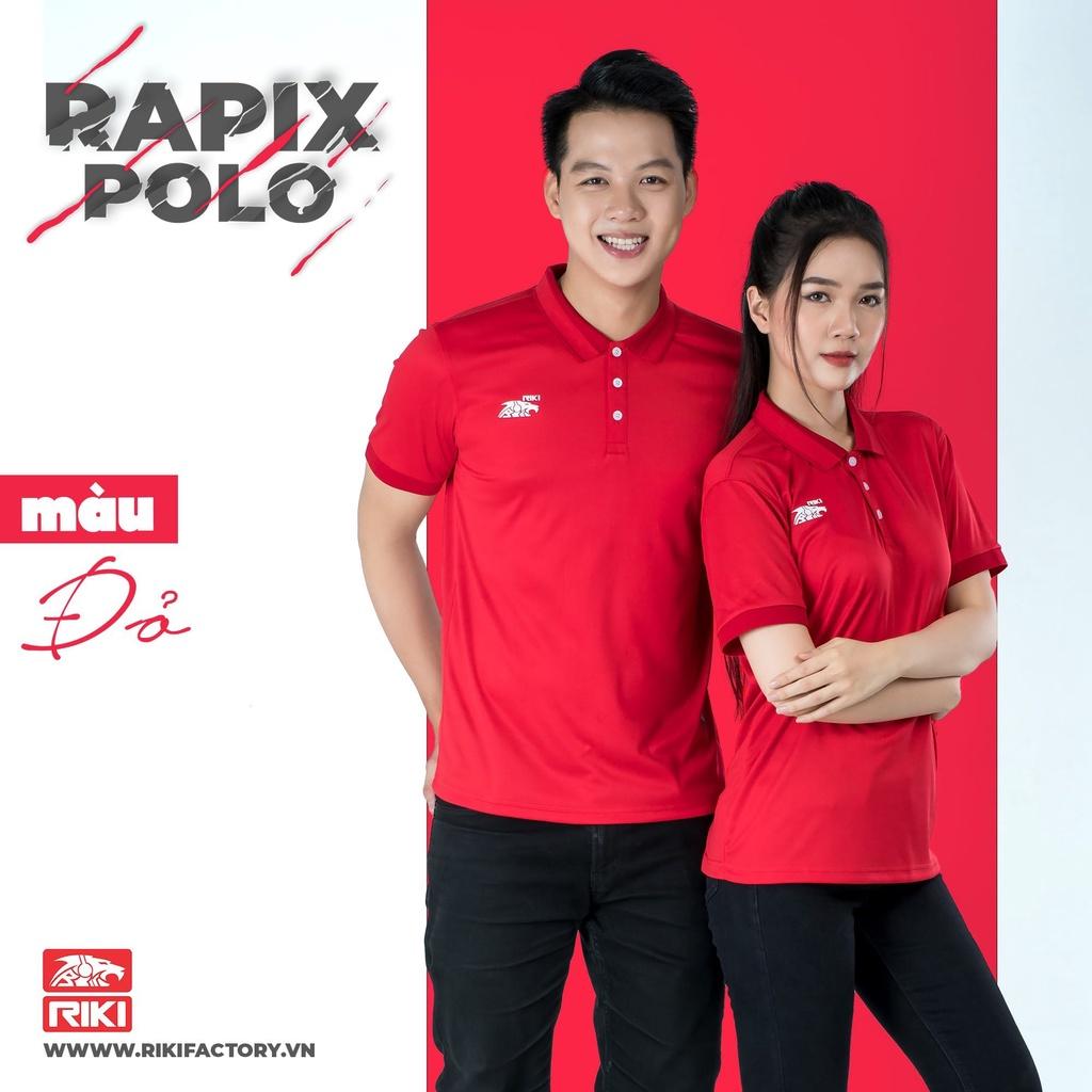 Áo polo nam, áo thun có cổ tay ngắn phong cách thời trang thể thao năng động Riki Rapix - Dungcusport