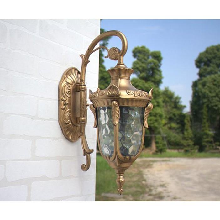 Đèn tường LEONA mạ crom cao cấp phong cách châu Âu chống nước tuyệt đối trang trí ngoài trời, ban công, hành lang