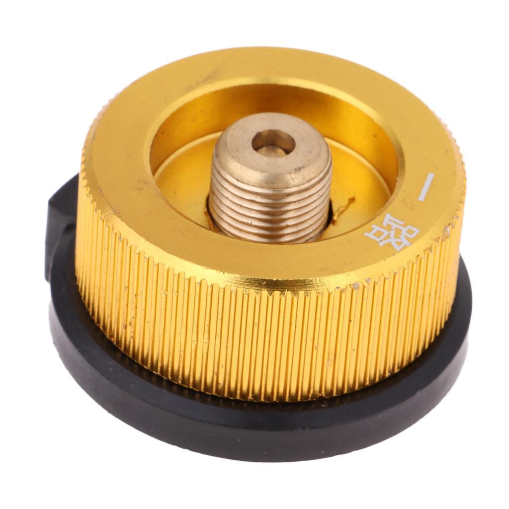 Camping Stove Adapter Outdoor Propane Small Tank Refilling Valve for Flat Tank Long Tank Conversion