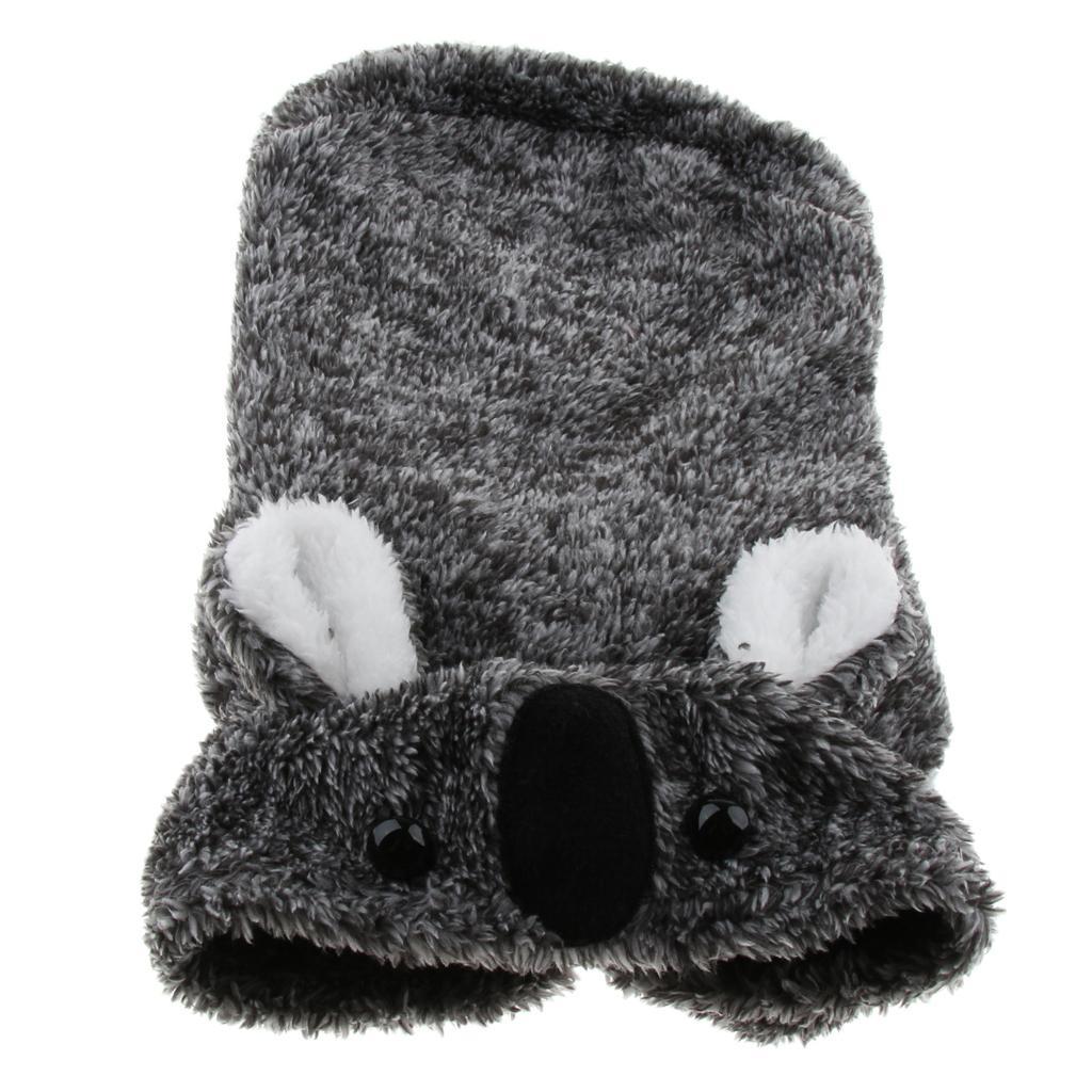 Coral Fleece Clothes Lazy Bear Dress Up Black Hoodie Dog Costume