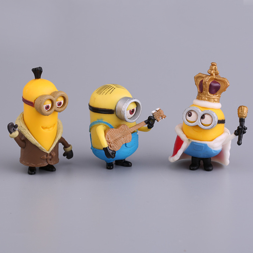 Bộ 10 đồ chơi Minion dễ thương - Kẻ cắp mặt trăng mô hình Despicable Minions New4all