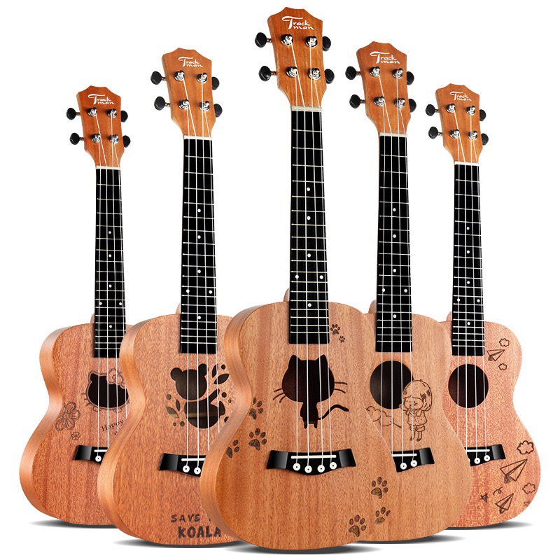 Đàn Ukulele Concert Size 23inch Gỗ Kèm Bao Đựng Đàn Và Full Phụ Kiện