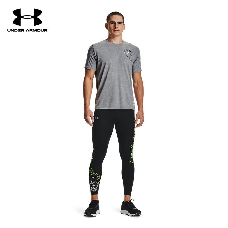 Áo thun tay ngắn chạy bộ nam Under Armour Run Your Face Off Dust - 1361482-035