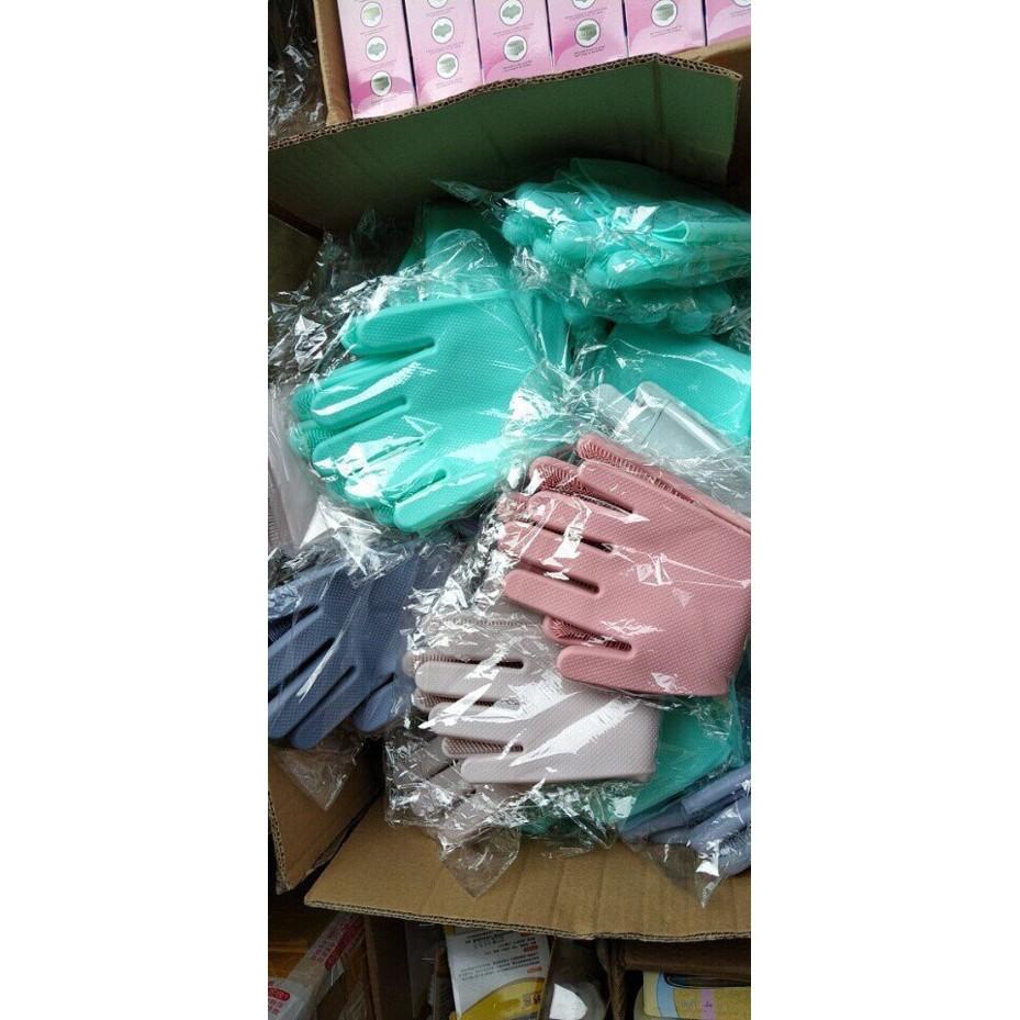 Gang tay rửa bát silicon