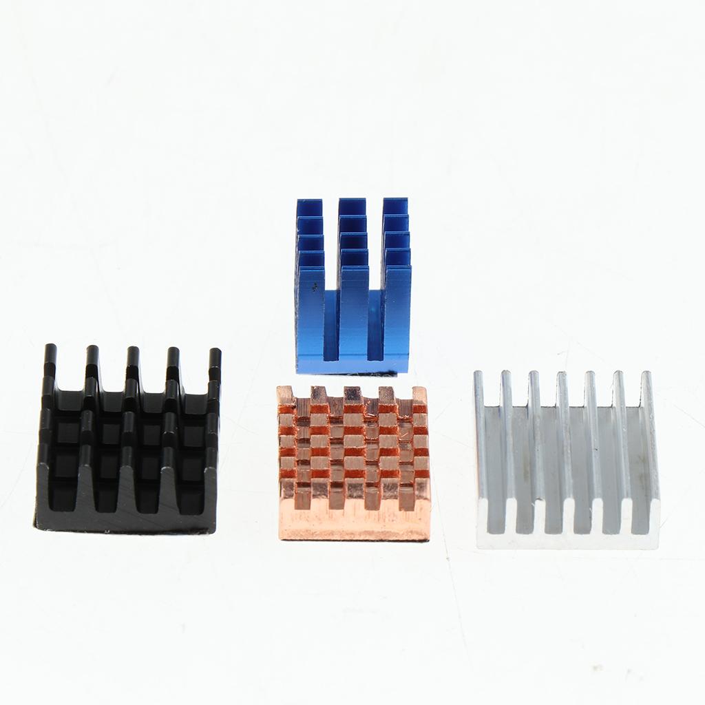12 Pieces Adhesive Heat Sink Cooling Kit for 3