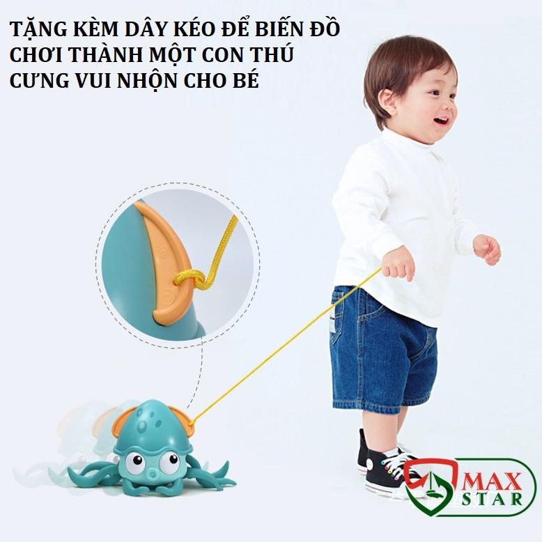 Đồ chơi bạch tuộc bơi lội trong nước lên cót chạy ngang Đồ chơi nhà tắm tắm vui nhộn cho bé