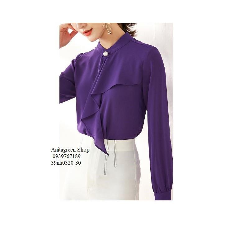 39nh0320-ÁO SƠ MI CÔNG SỞ BÈO s-6xl