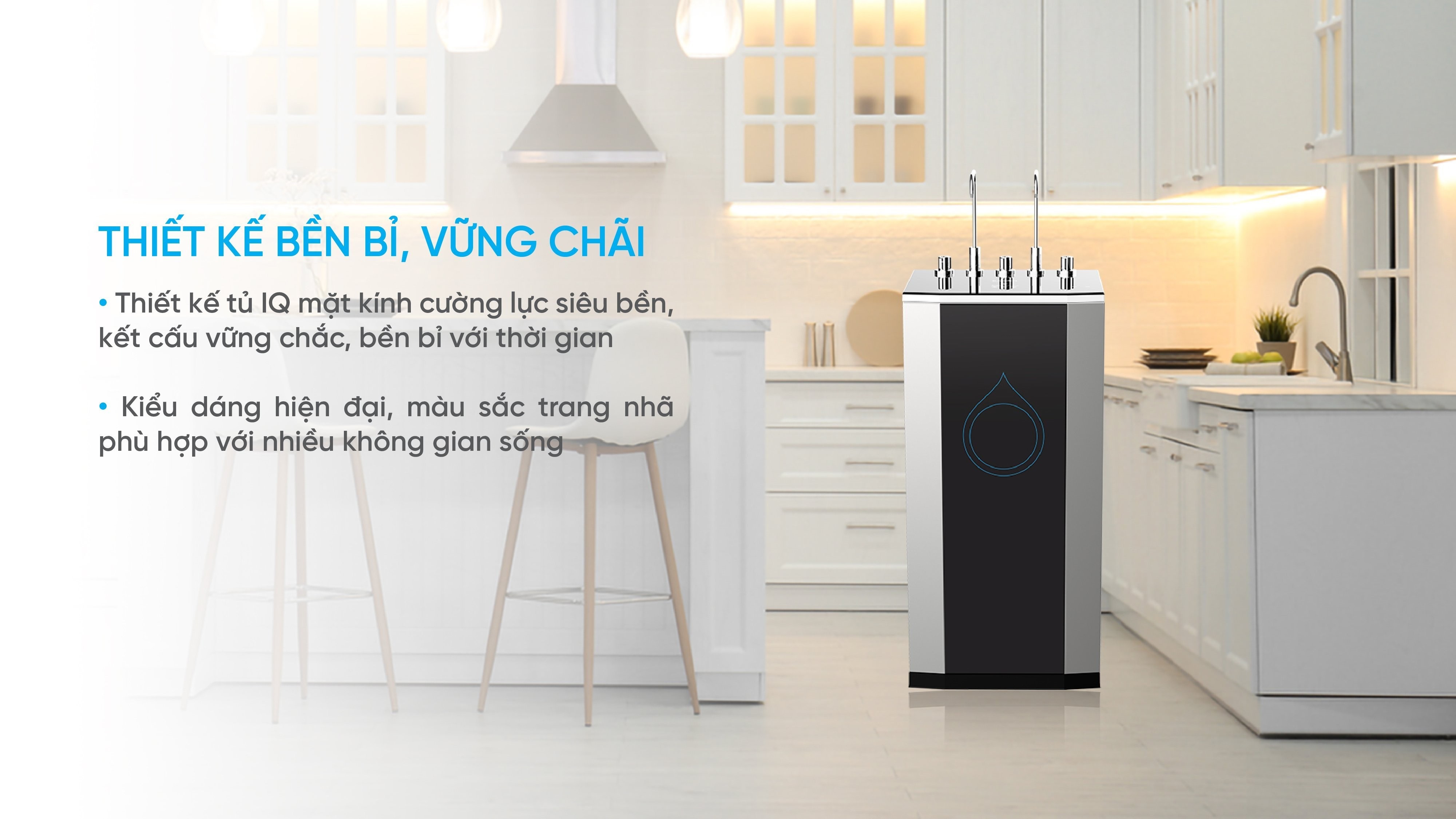 Máy Lọc Nước Nóng Lạnh Nguội KAD-D50 (10 lõi lọc Smax hiệu suất cao) - Hàng Chính Hãng