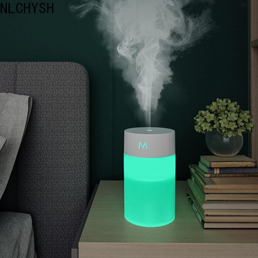Máy Phun Sương Tạo Ẩm Khuếch Tán Usb Dung Lượng Hạt Nhỏ Siêu Âm Không Phun Sương Tạo Có Đèn LED Ban Đêm Đèn Phun Sương Tạo Êm Máy Phun Sương Tạo Độ Ẩm