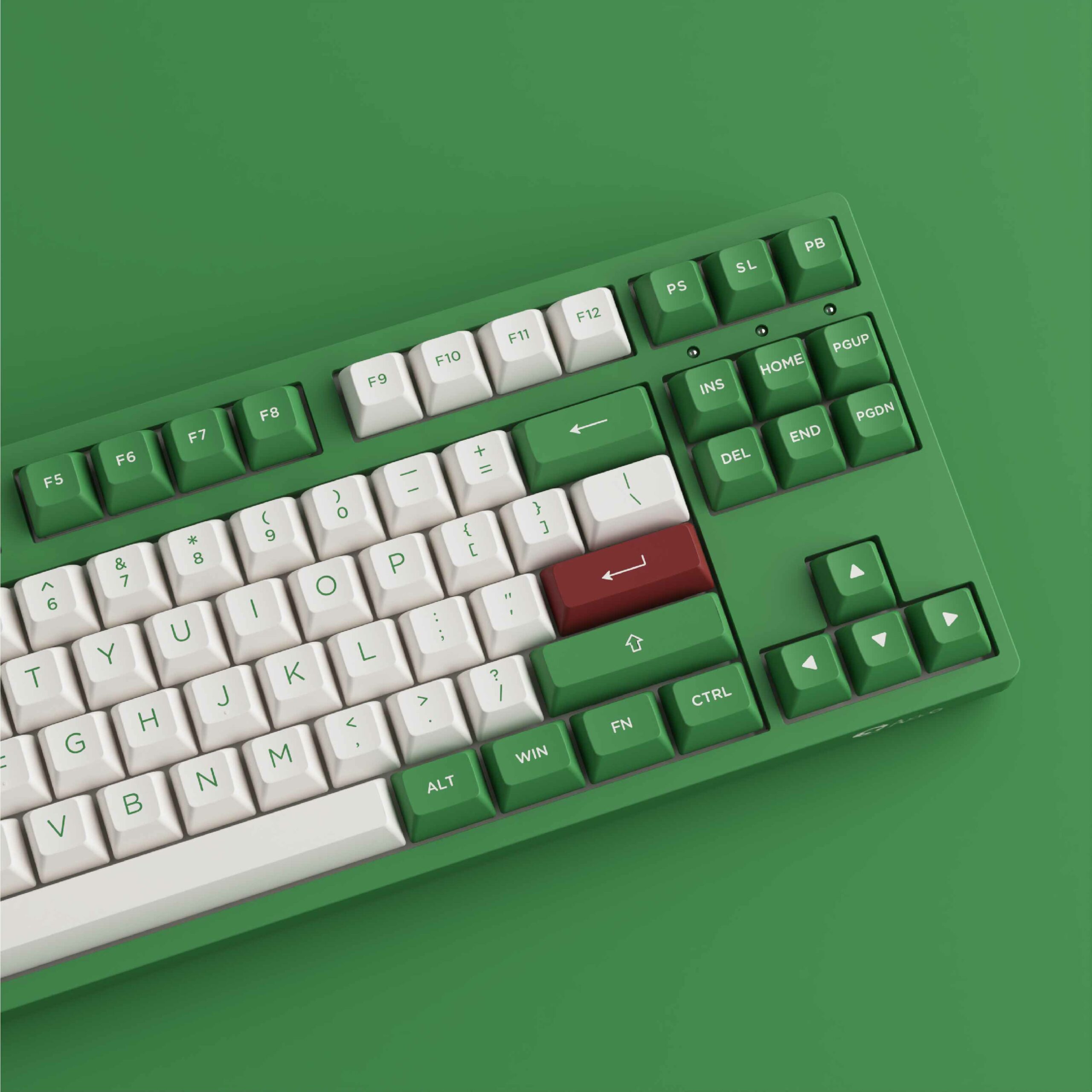 Bàn phím cơ AKKO 3087 RF Matcha Red Bean - Hàng Chính Hãng