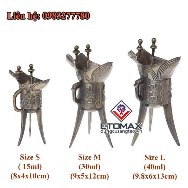 Ly đồng 3 chân thời cổ Trung Quốc