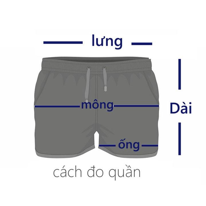 Quần đùi nam SIZE từ 55kg-75kg quần sọt short lửng nam thể thao mặc nhà thun phối 3 sọc - QDN04