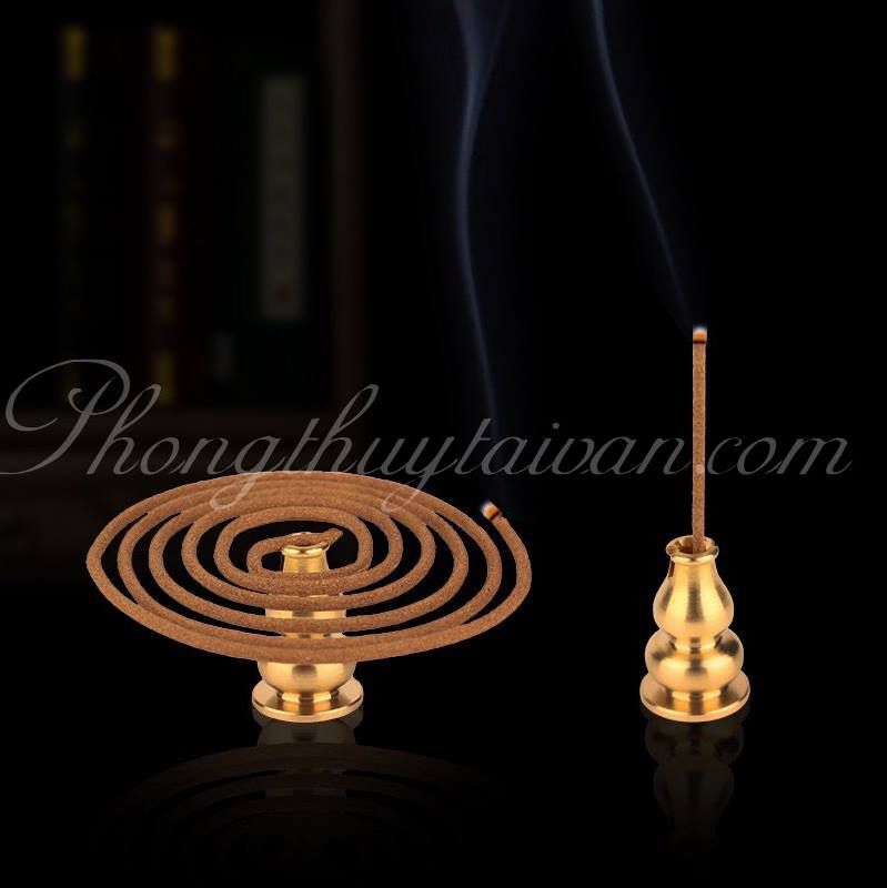 Đế cắm nhang vòng, nhang không tăm mini - thờ cúng