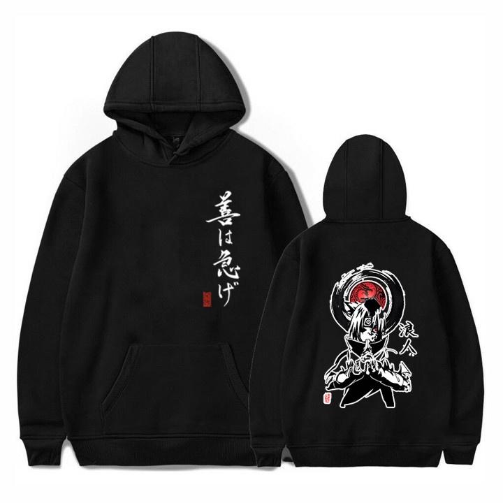 BST ÁO KHOÁC ÁO HOODIE HÌNH ITACHI UCHIHA, SASUKE , NARUTO ANIME KÈM QUÀ TẶNG