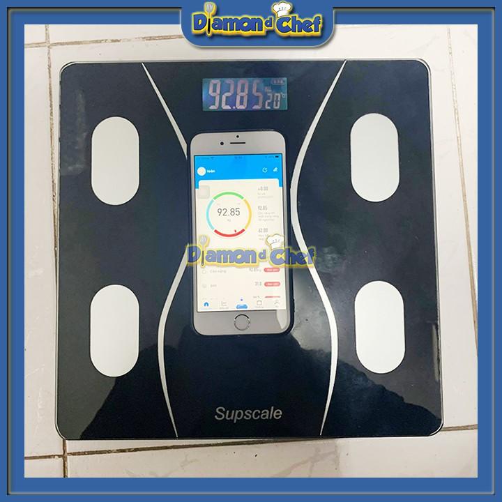 Cân Sức Khỏe Điện Tử Thông Minh Supscale - Cân đo lượng mỡ cơ thể kết nối smart phone