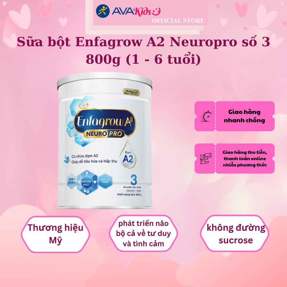 Sữa bột Enfagrow A2 Neuropro số 3 800g (1 - 6 tuổi)