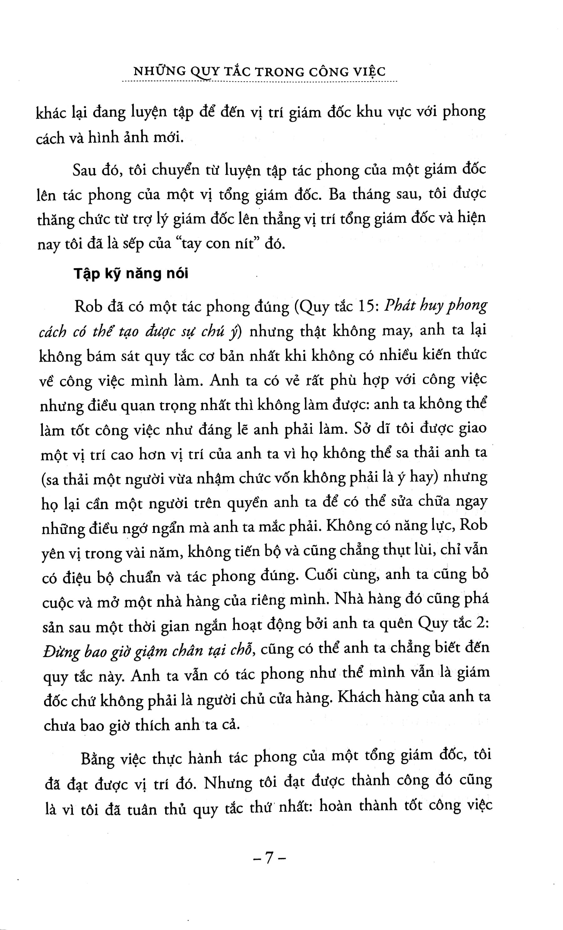 The Rules Of Work - Những Quy Tắc Trong Công Việc
