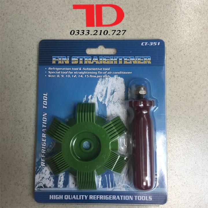 Lược nắn tản nhiệt điều hòa tròn,lược chải dàn nhôm CT351, CT352 chổi nắn dàn nhôm