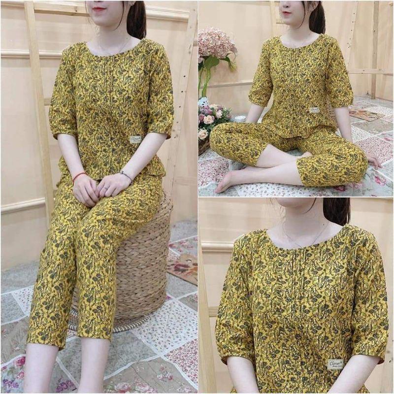 Đồ bộ mặc nhà sau sinh cao cấp thu đông