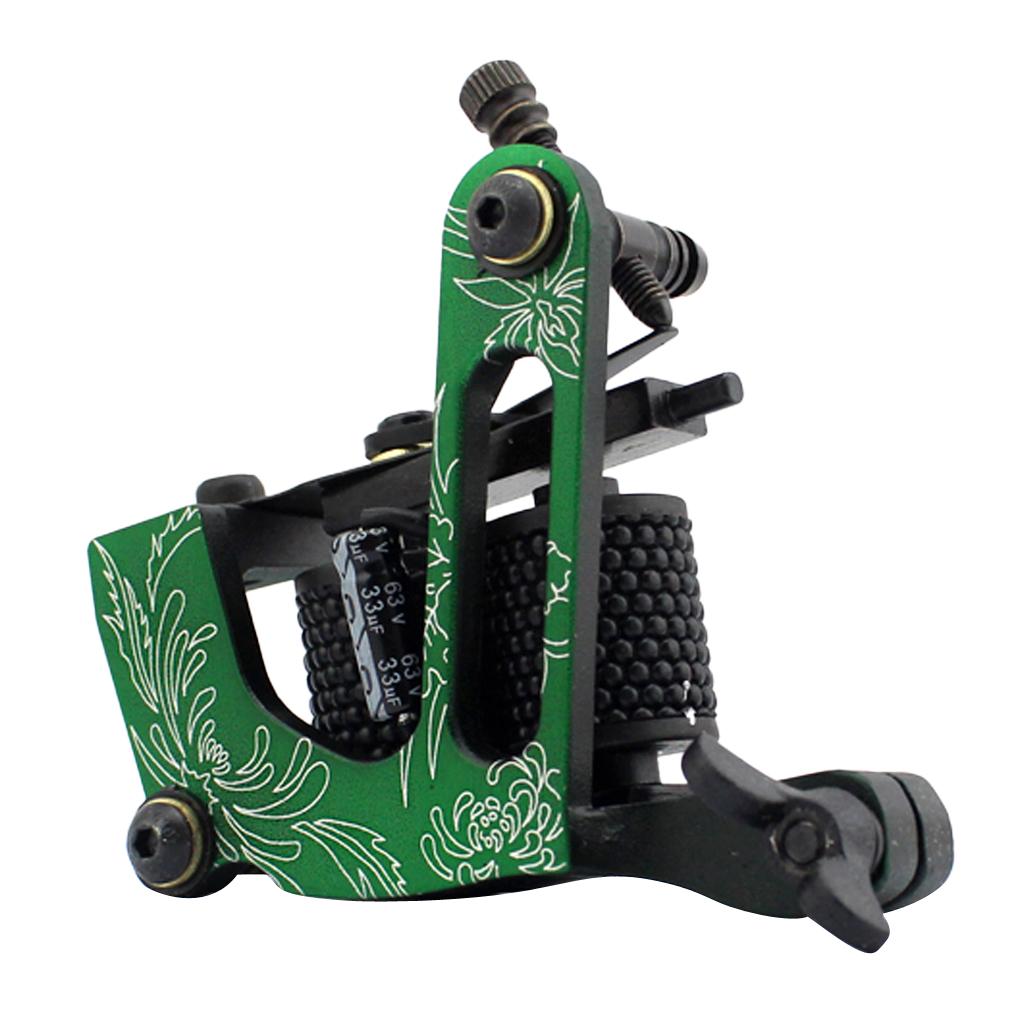 Aluminium Alloy 10 Wrap Coils Motor Tattoo Machine Gun for Liner Shader