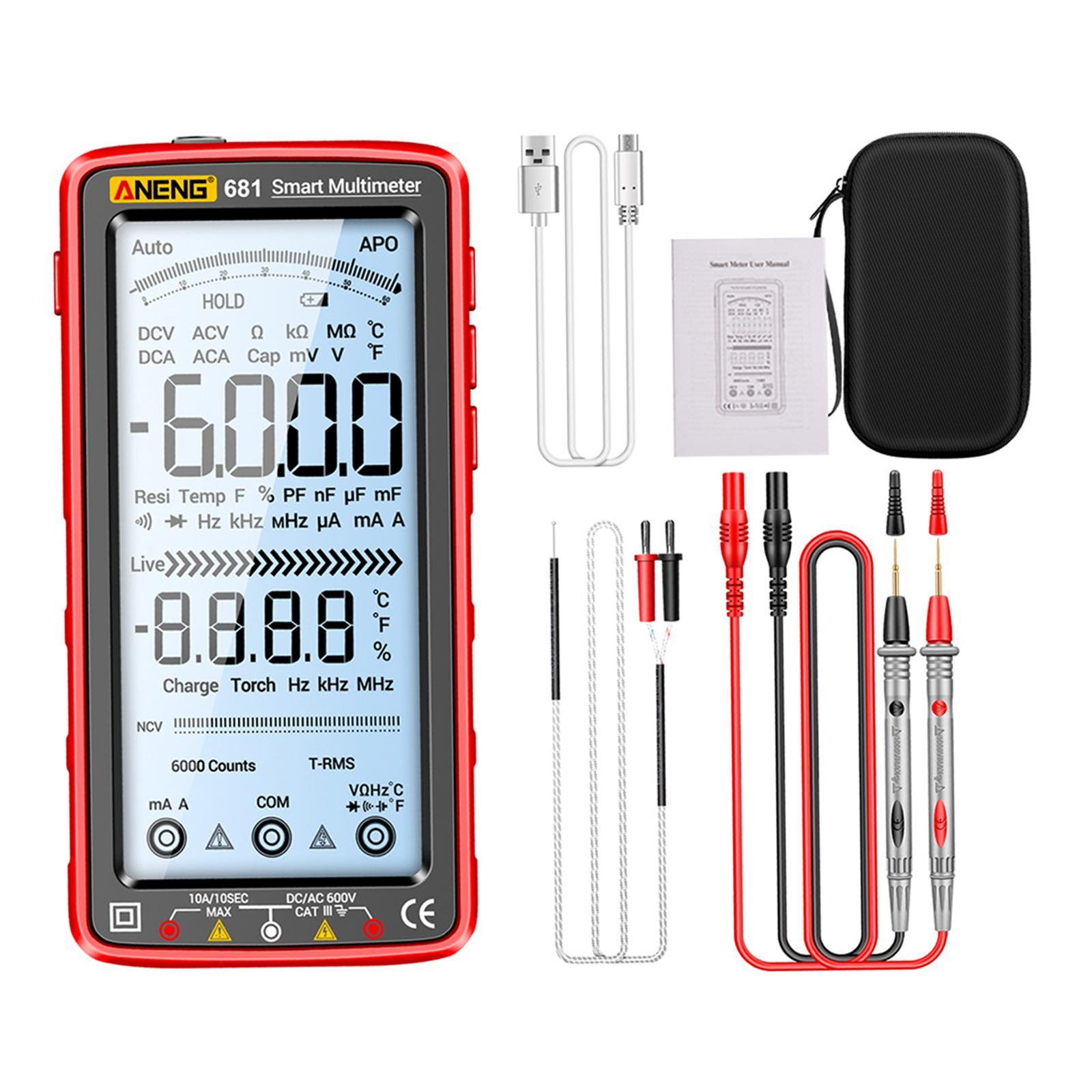 Digital Multimeter Electric meter Wide Measuring Multi Tester