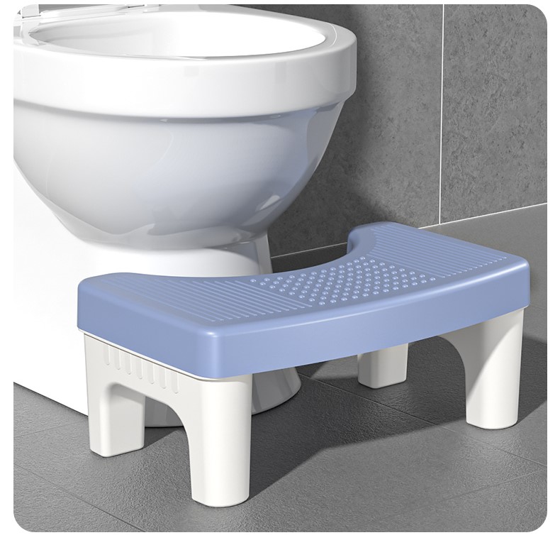 Ghế kê chân đi toilet tạo góc nghiêng 35 độ dễ dành đi vệ sinh hơn (giao màu ngẫu nhiên)