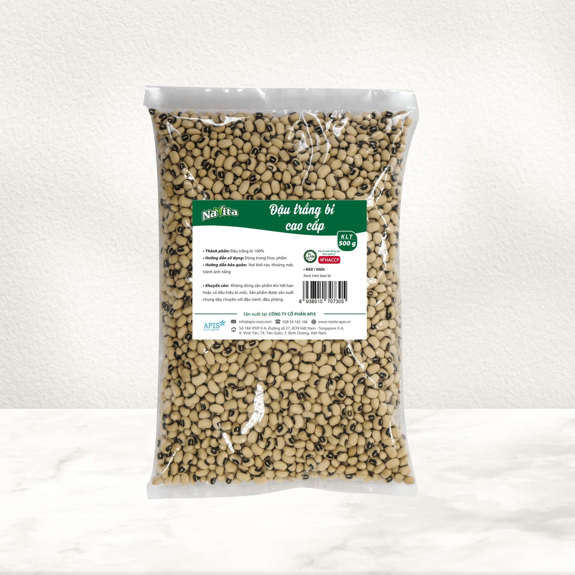 Đậu trắng bi Naita - Gói 0.5KG