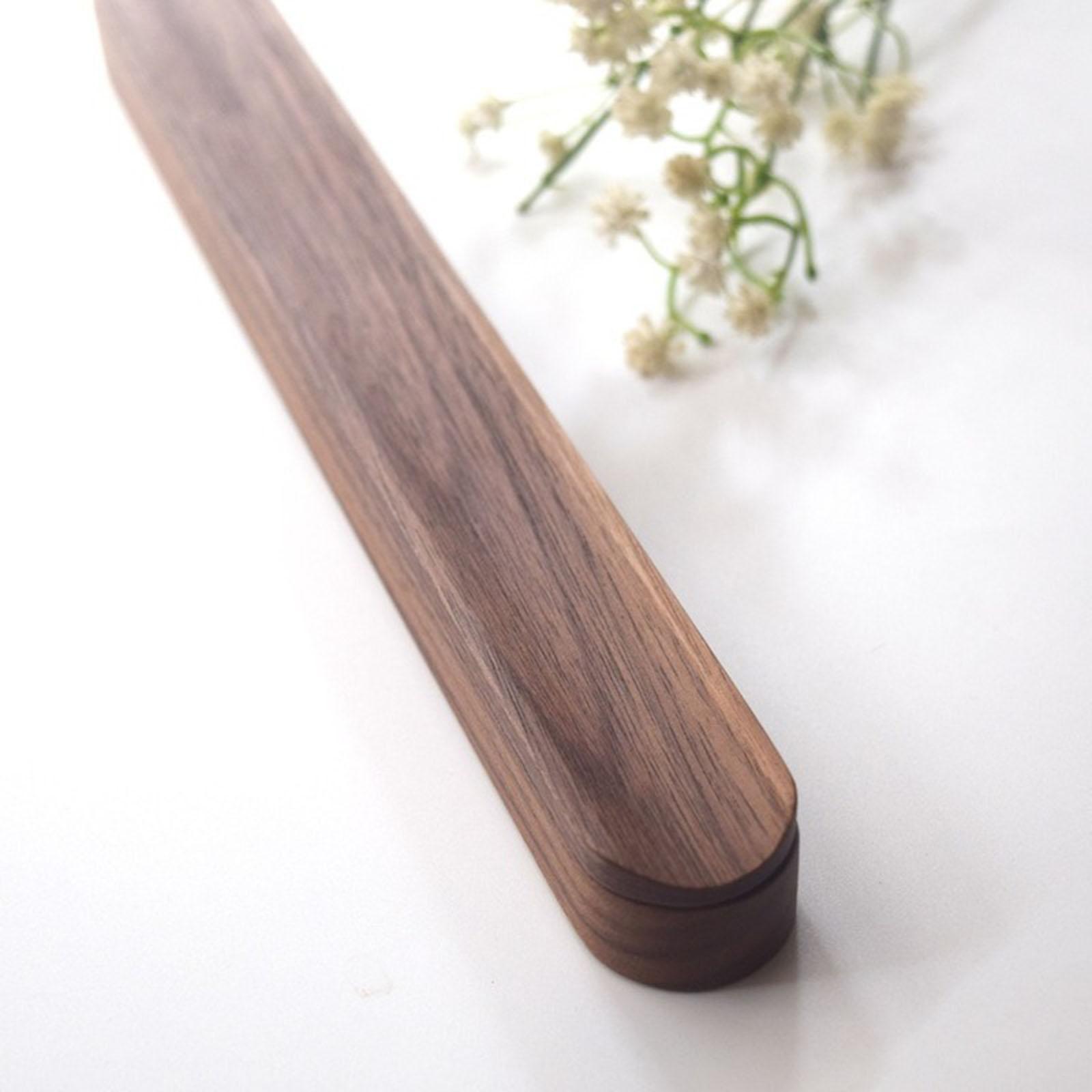 Portable Outdoor Travel Tableware Walnut Solid Wood Chopsticks with Box Case