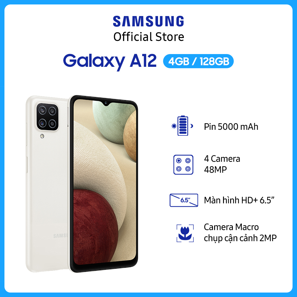 Điện Thoại Samsung Galaxy A12 (4GB/128GB) - Hàng Chính Hãng