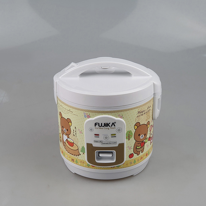 Nồi Cơm Điện 1.8L Fujika FJ-NC1815 Nắp Gài Công Suất 800W Phủ Lớp Chống Dính Polyethersulfone Cao Cấp Cho 4-7 Người Ăn -Hàng Chính Hãng