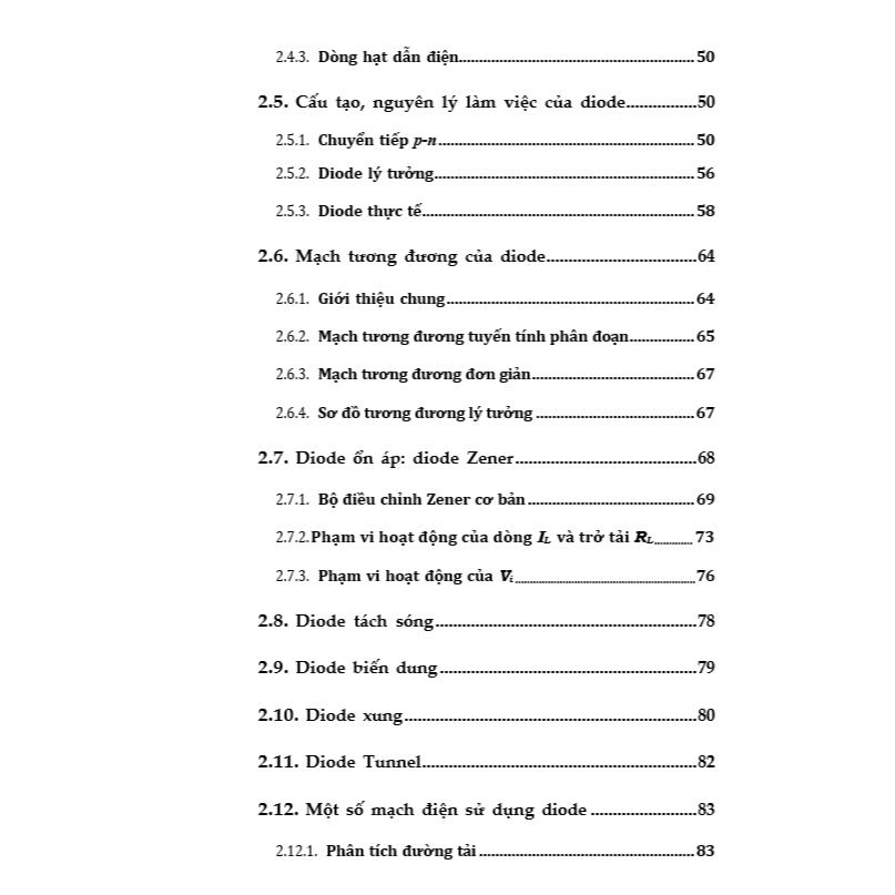 Giáo trình Cấu kiện Điện tử