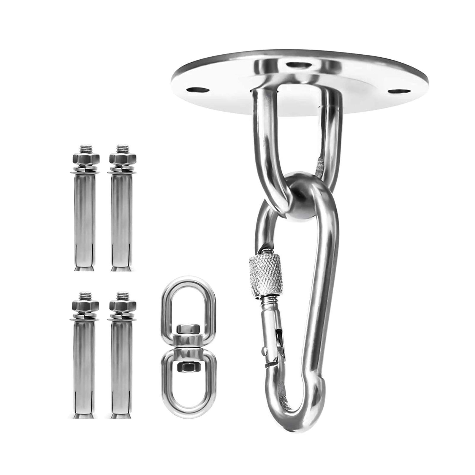 2X Ceiling Hook Hanging Chair 360 ° Swing Hook Ceiling Up To 500KG for