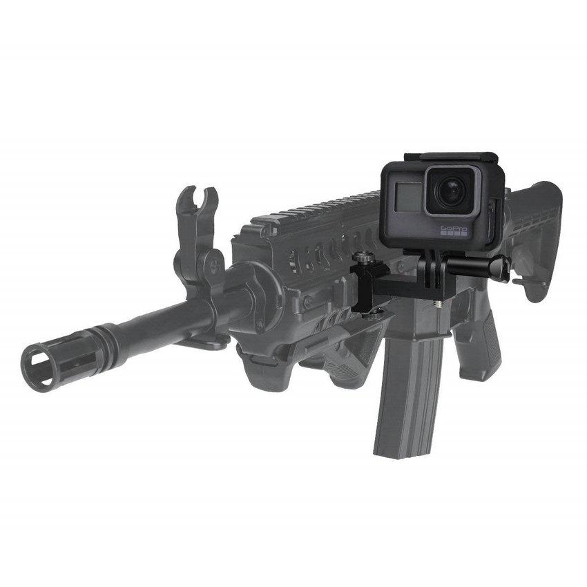 Camera hành động Side Gun Mount Mount Picatinny Rail Bộ bộ điều hợp