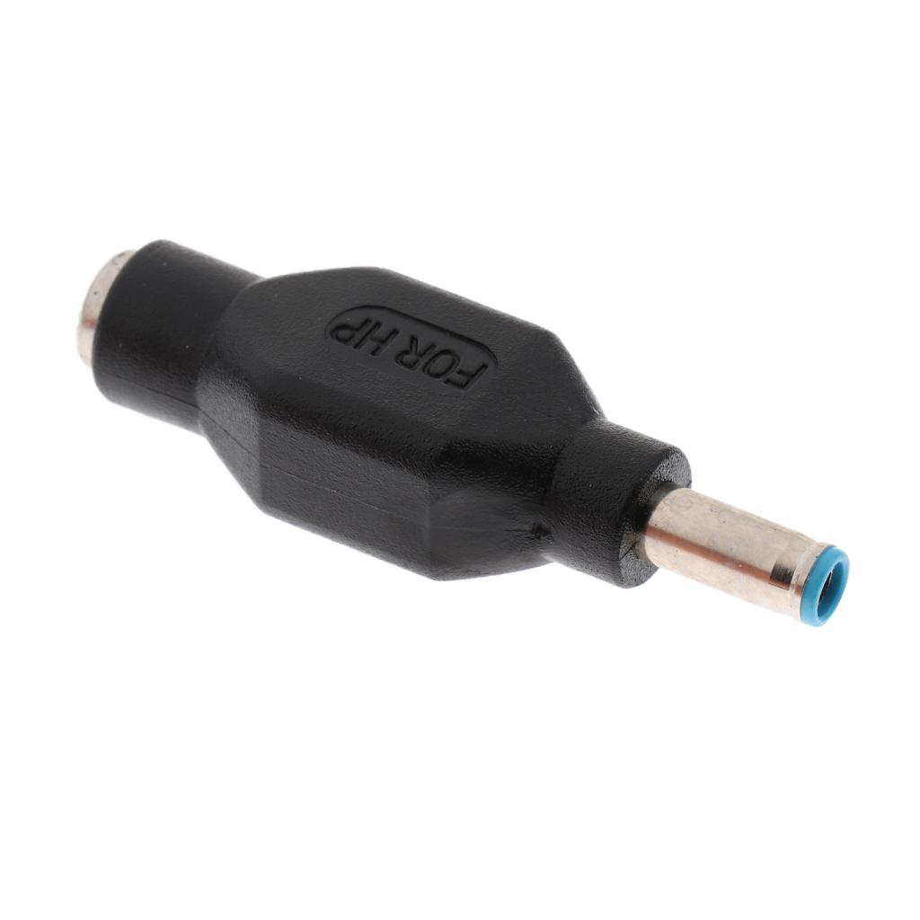 DC 5.5 x 2.1mm Female to 4.5 x 3.0mm Male Charger Adapter Connector DC Jack for Dell Hp Laptop
