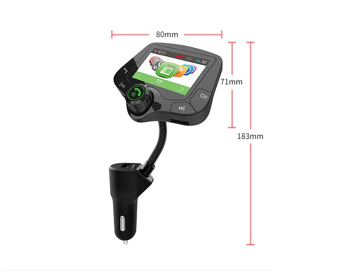 Thiết bị chuyển đổi nhạc MP3-FM trên ô tô có bluetooth cao cấp